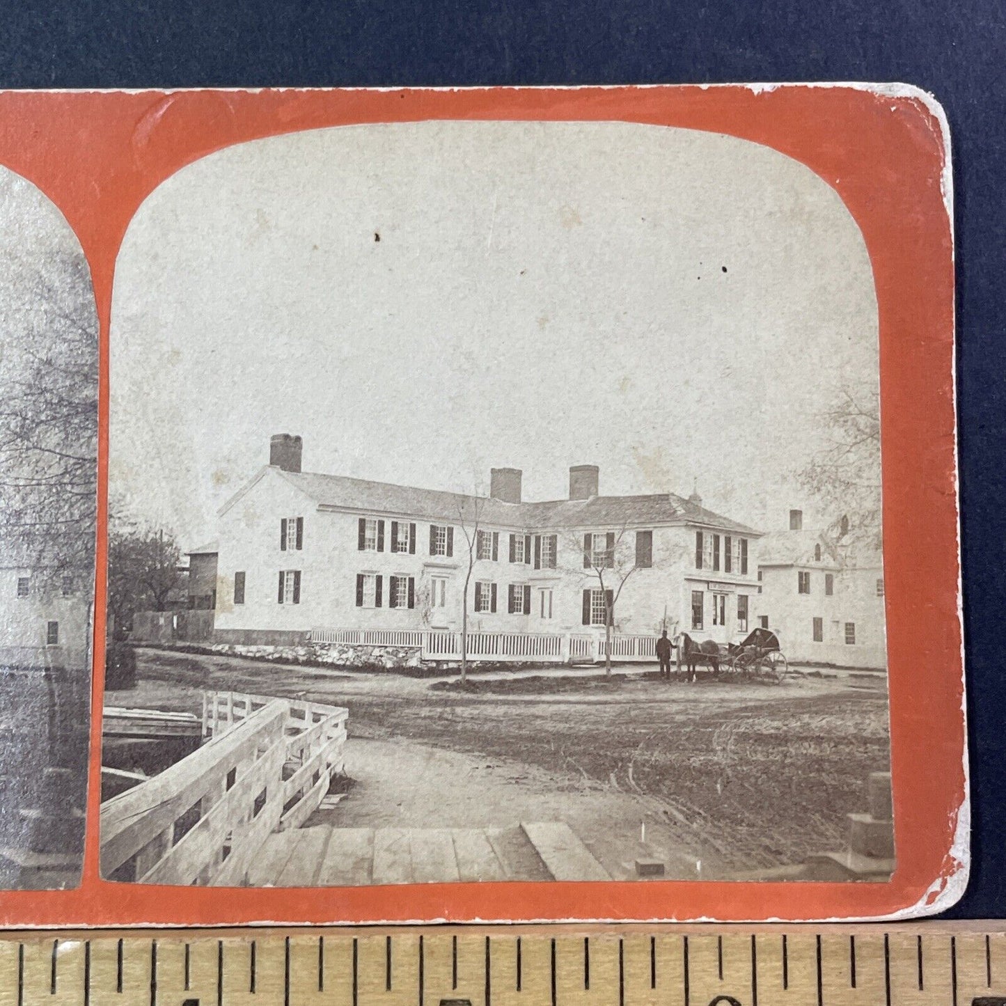 Gilman Garrison House Exeter NH Stereoview CW Darling Photo Antique c1868 X845