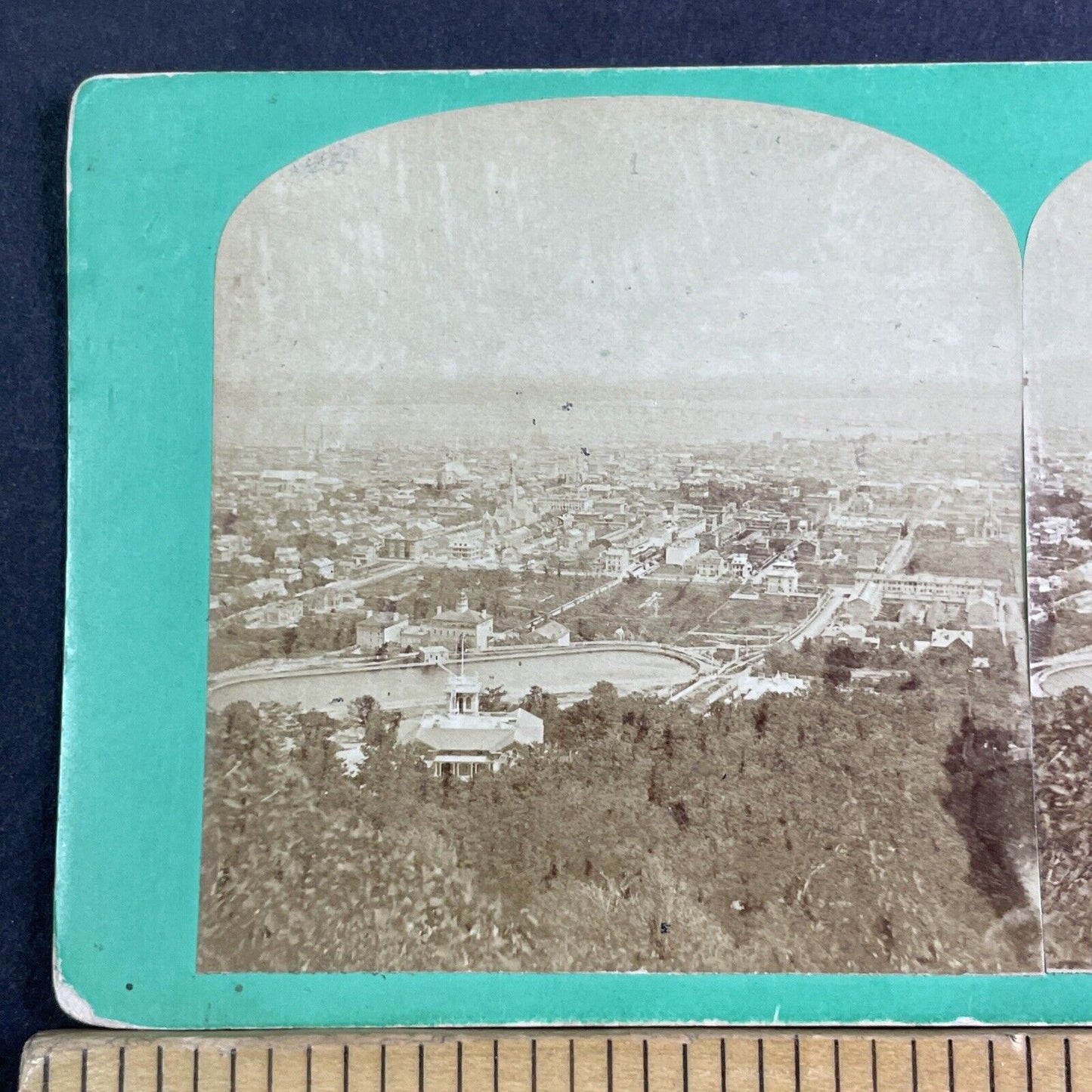 Montreal Quebec City View Stereoview William Notman Antique c1860s X3204