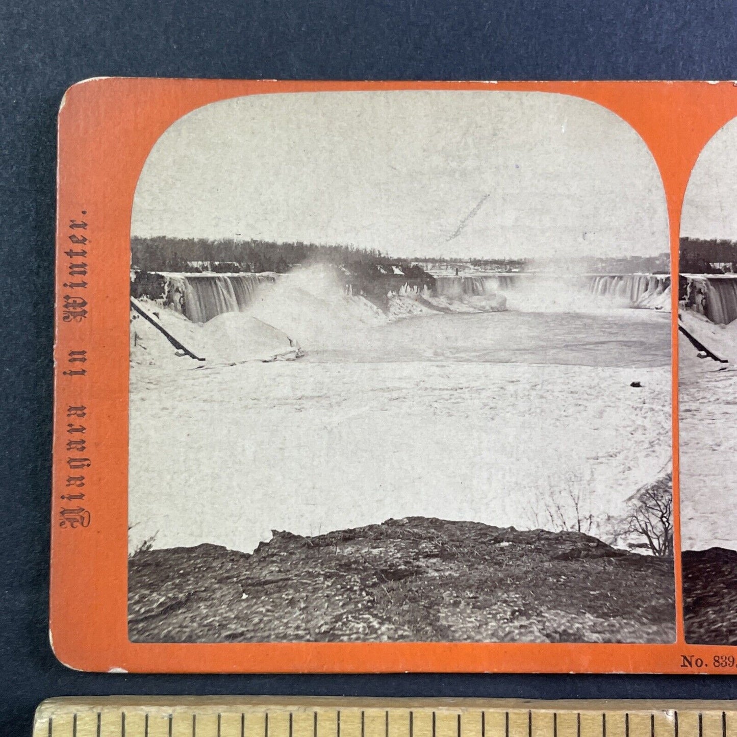 Niagara Falls Panaroma View Stereoview JP Soule Antique c1870 X3650