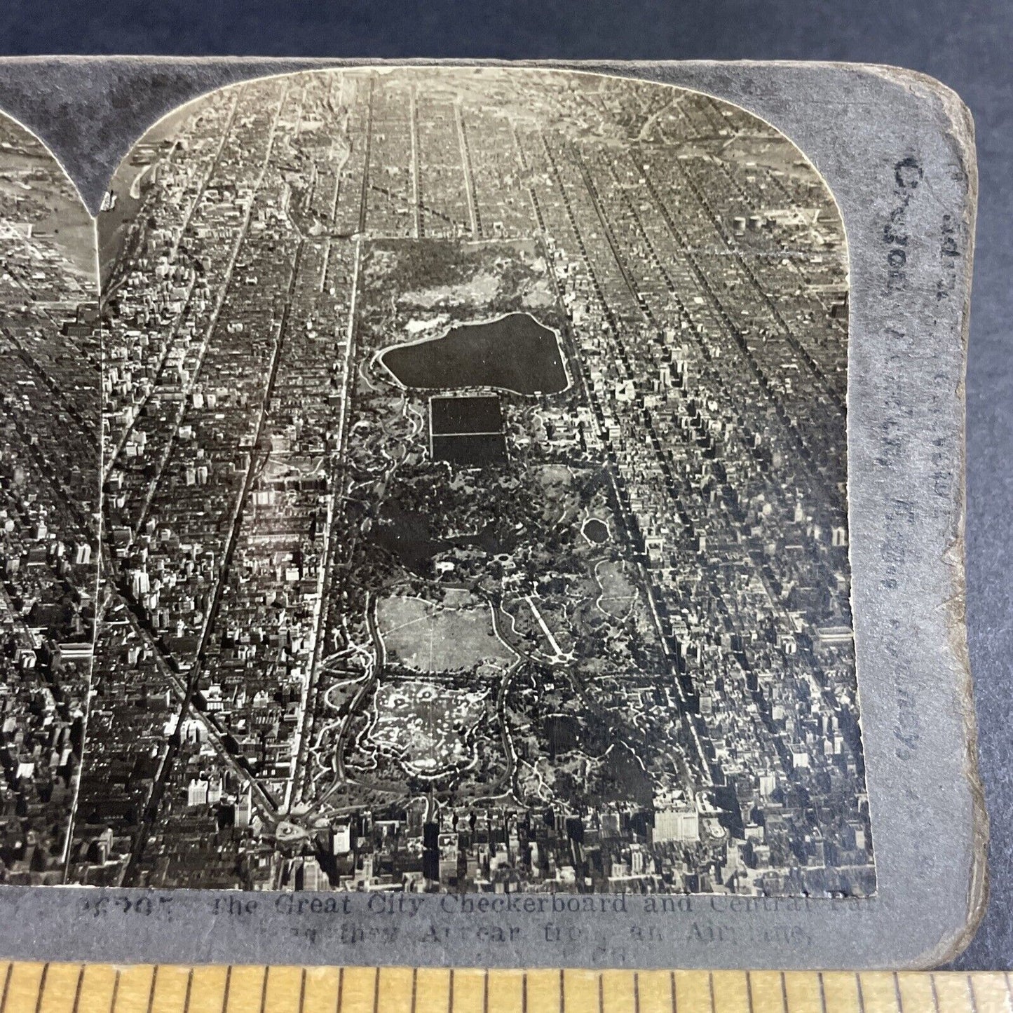 Antique 1910s Central Park New York City Manhattan Stereoview Photo Card P4266