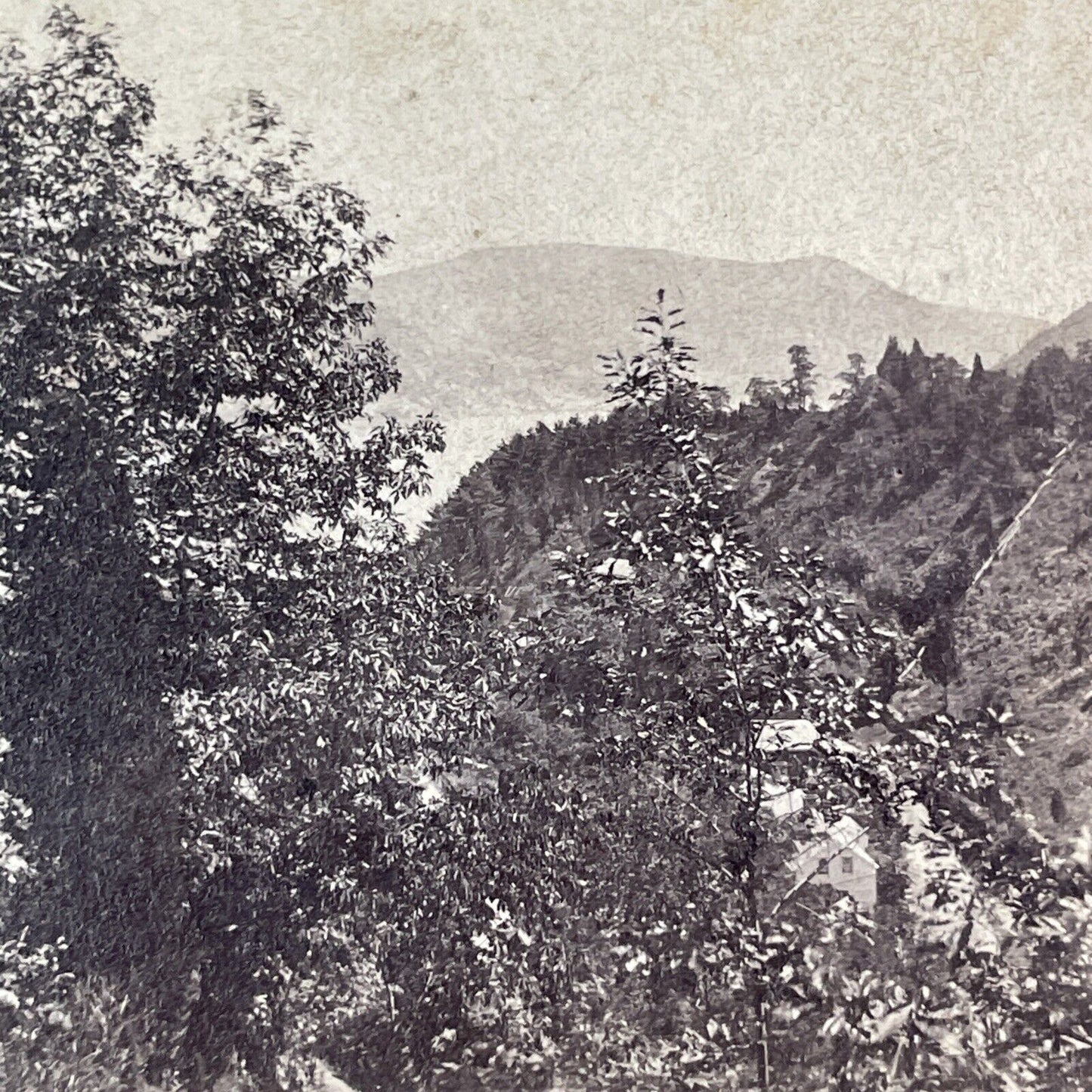 Bull Hill In Cold Spring New York Stereoview Hudson River Antique c1880 X1596