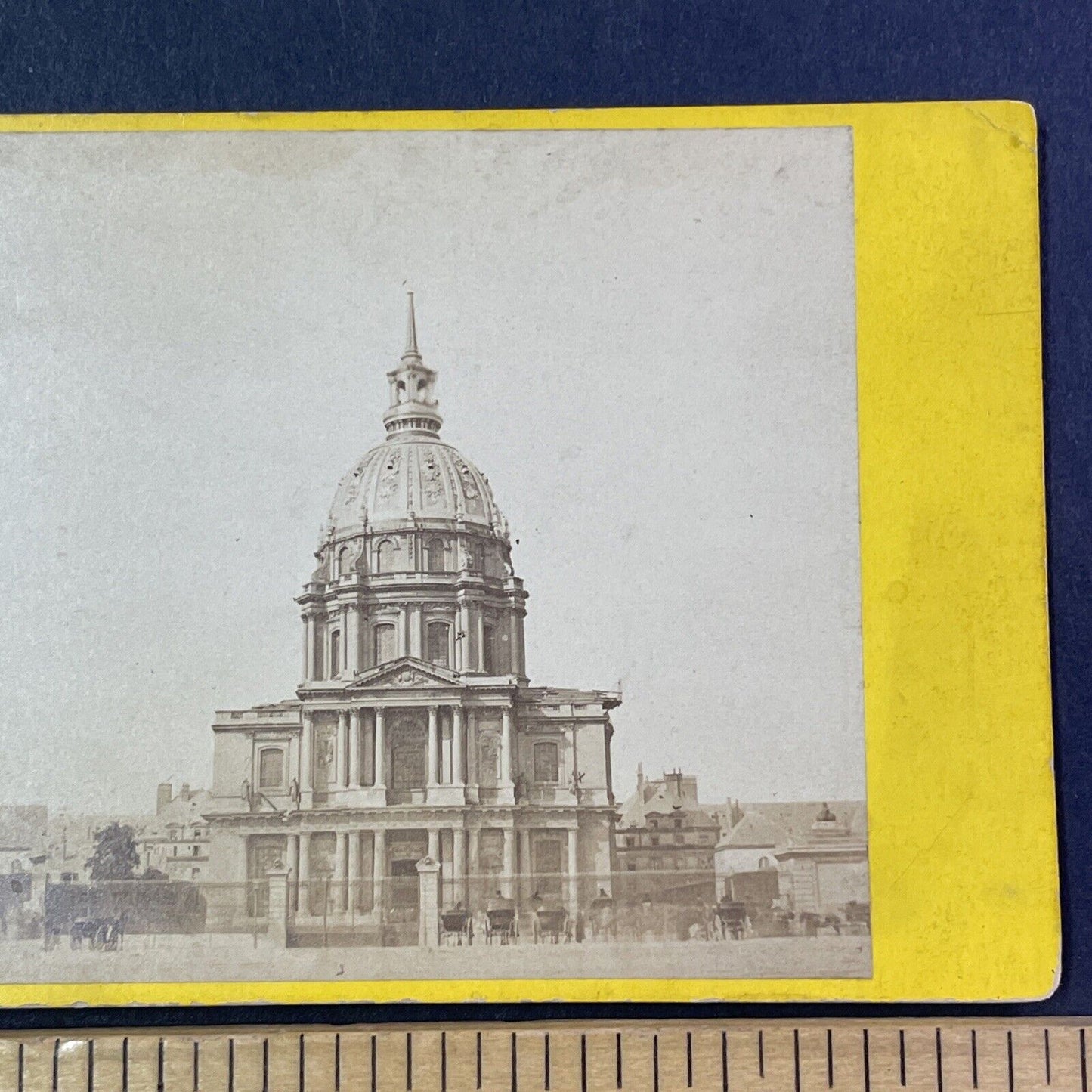 Napoleon's Tomb Paris France Stereoview Dome des Invalides Antique c1870 X2575