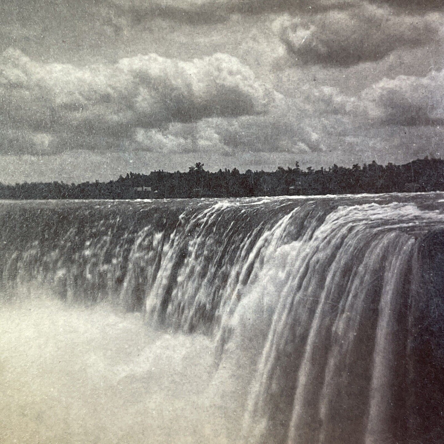 Niagara Falls from the Top Stereoview George Curtis Antique c1870s Y2765