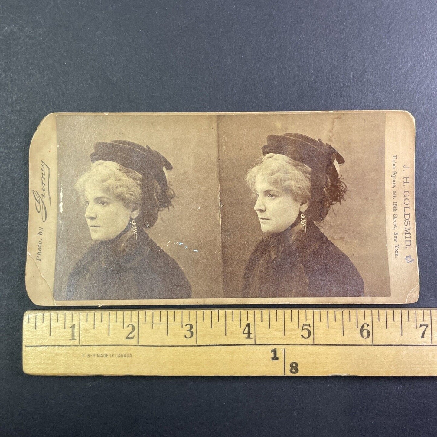 Actress Adelaide Neilson Stereoview From Romeo and Juliet Antique c1870s Y1309