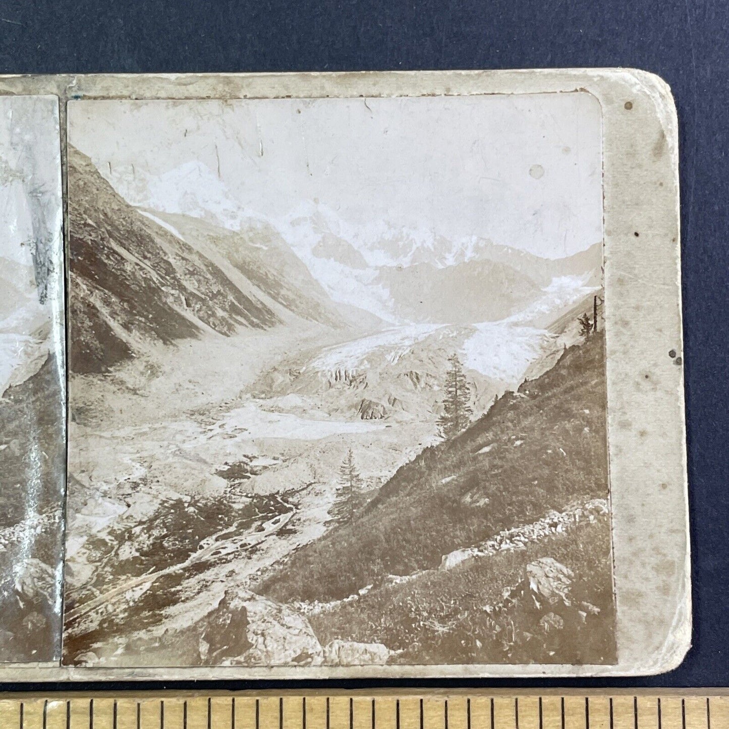 Belukha Mountain Altai Russia Stereoview IR Tomashkevich Antique c1896 X2627