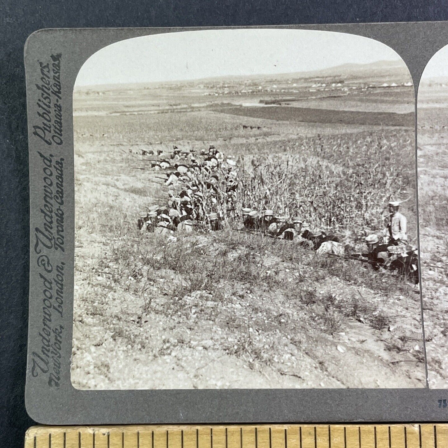 Japanese Troops In Dalian China Stereoview Military Army Antique c1905 X2468