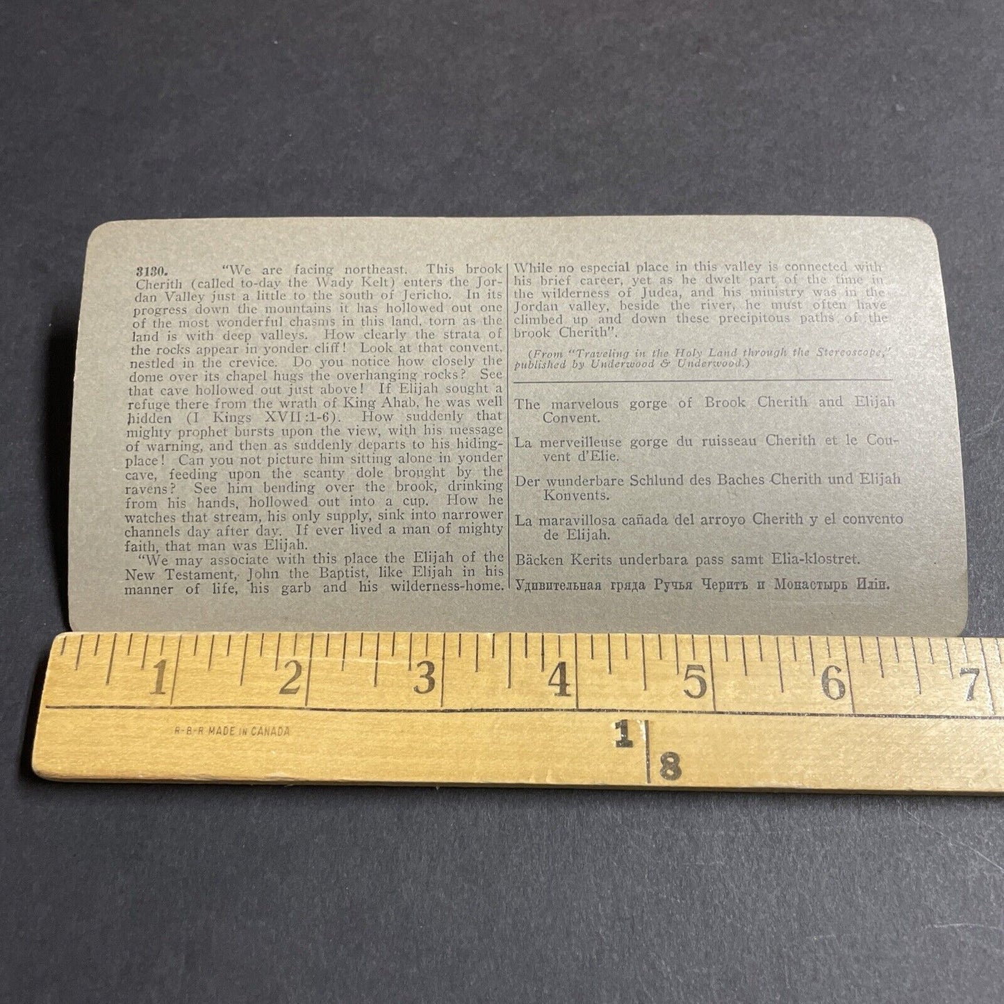 Antique 1906 Muslim Man Hunting In The Desert Israel Stereoview Photo Card P4411