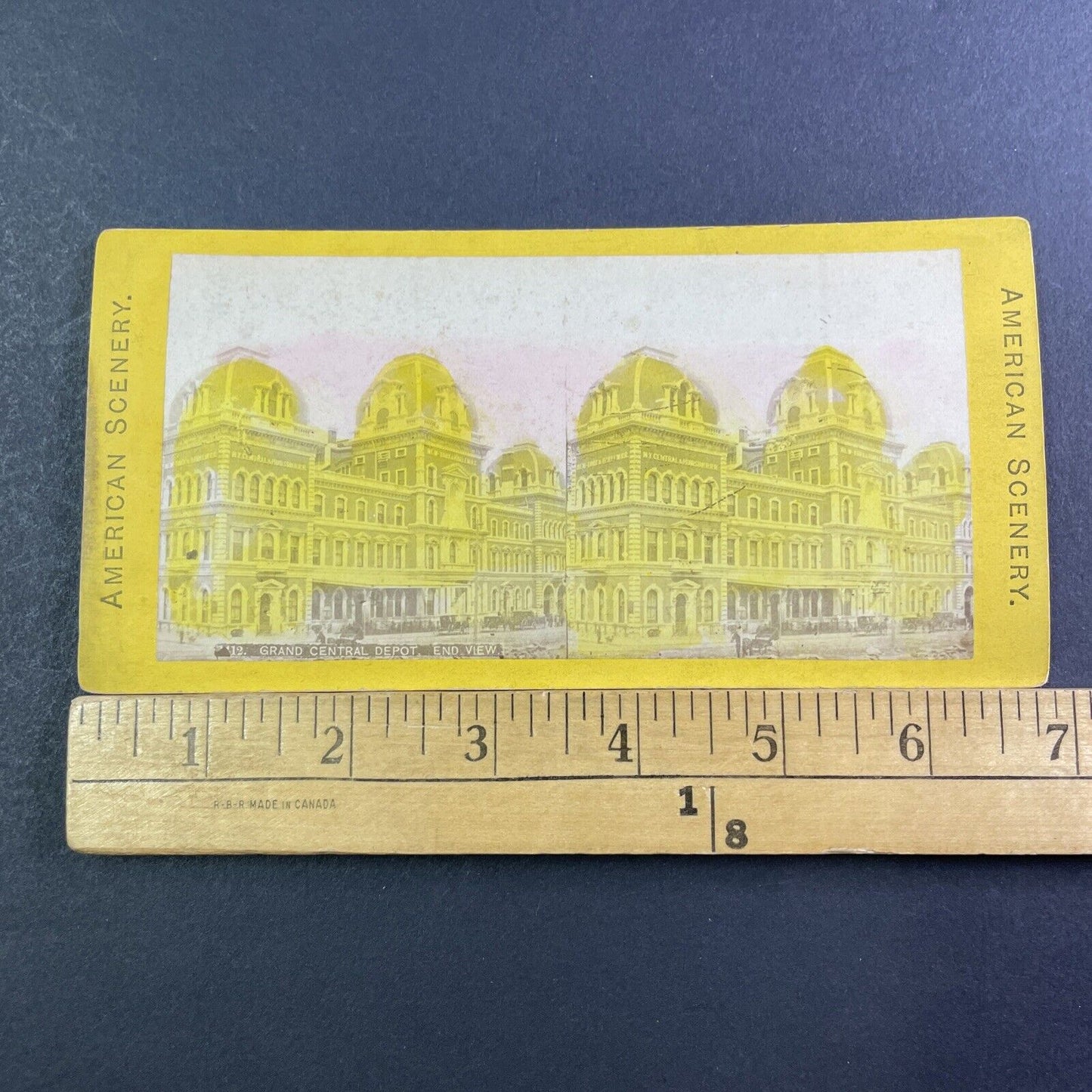 Grand Central Station Manhattan Stereoview New York City Antique c1871 X1586