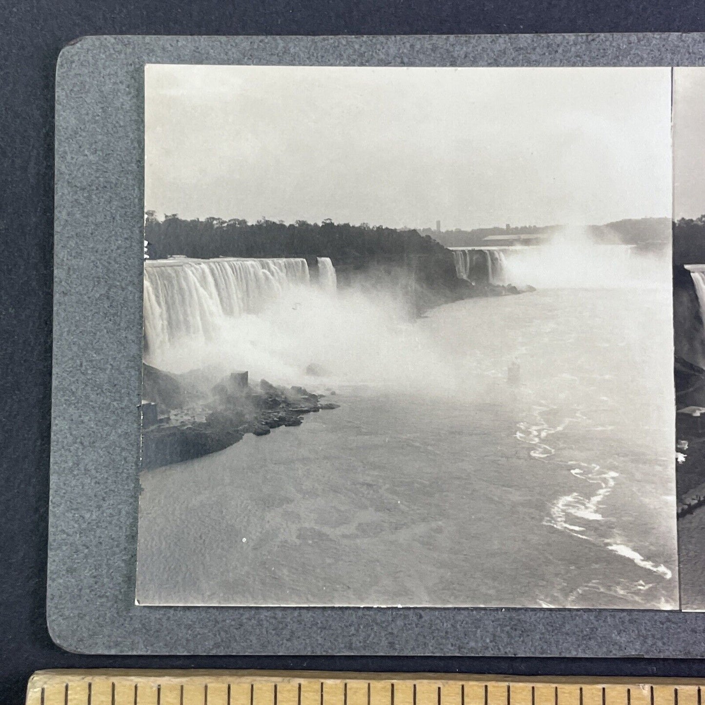 American Side of Niagara Falls Stereoview OOAK Antique c1910s Y2838