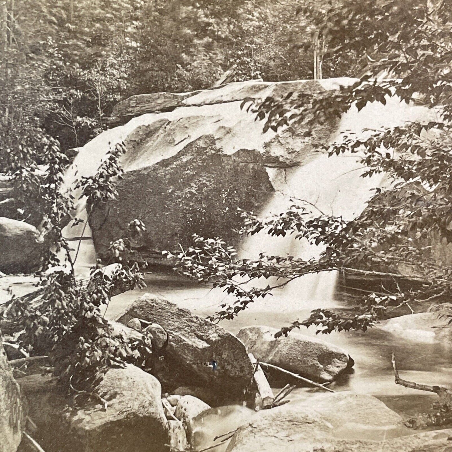 Diana's Baths North Conway New Hampshire Stereoview N.W. Pease c1870s Y930