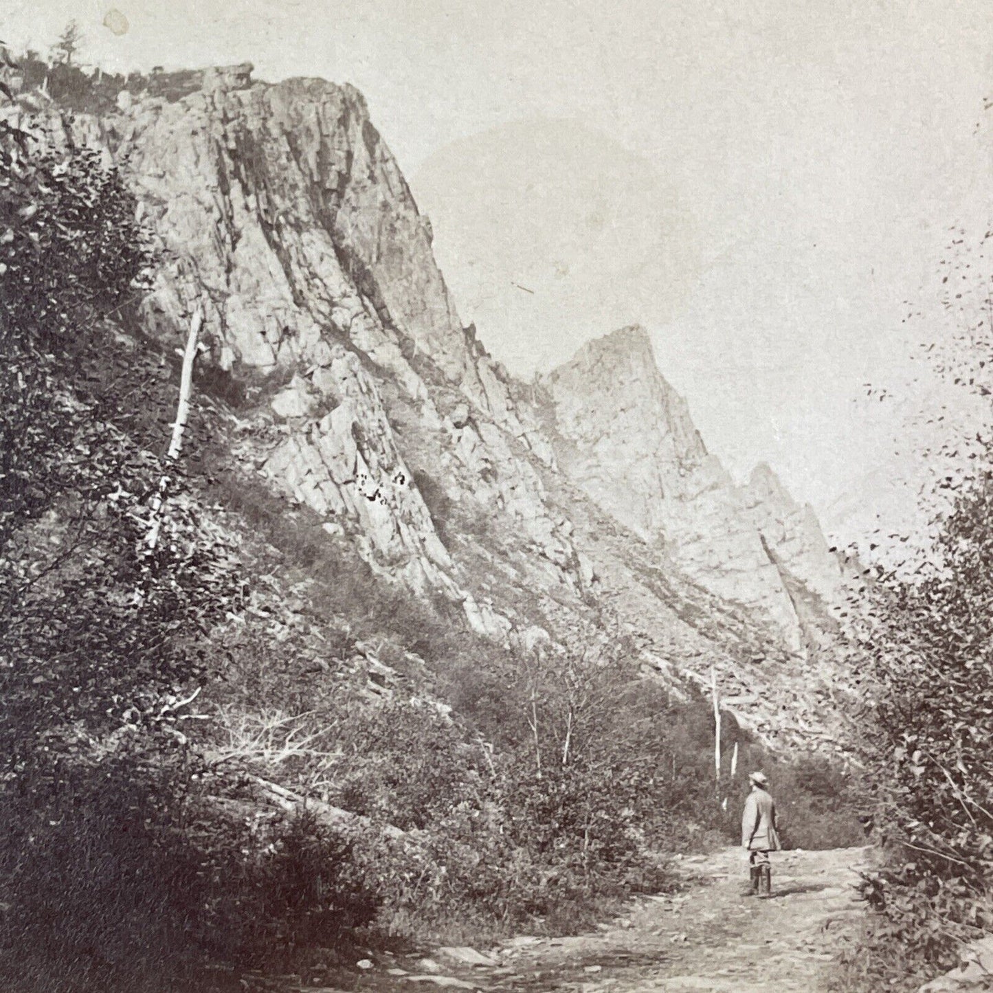 Dixville Notch New Hampshire Stereoview B.W. Kilburn Antique c1870s Y909