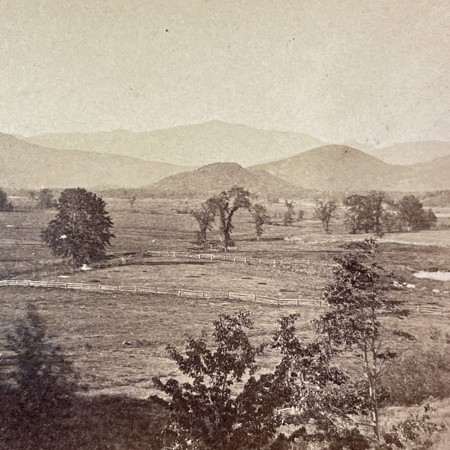 North Conway New Hampshire Stereoview Photo NW Pease Antique 1874 X871