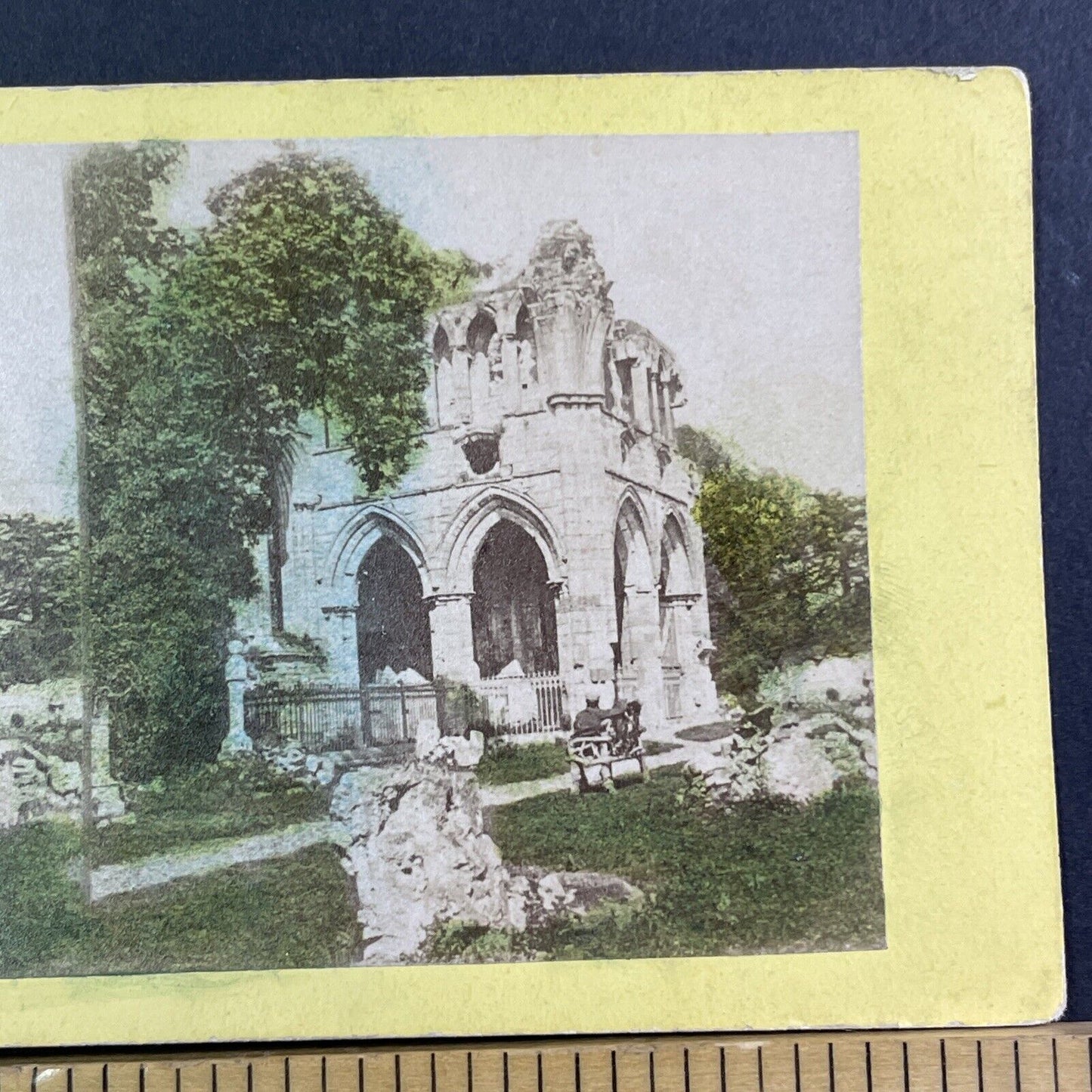 Tomb Of Sir Walter Scott Dryburgh Scotland Stereoview Antique c1870 X3559