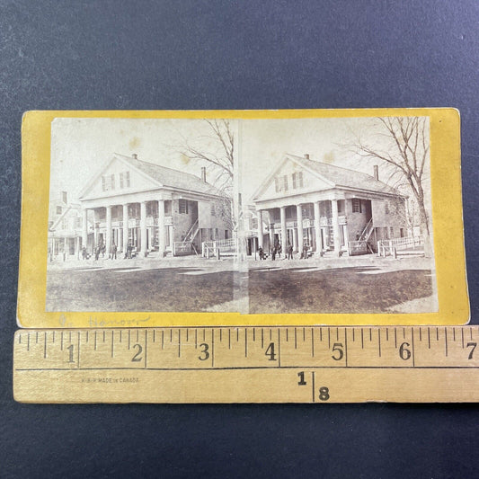 Hanover Clothing Warehouse Store NH Stereoview Photo Card Antique c1870 X970