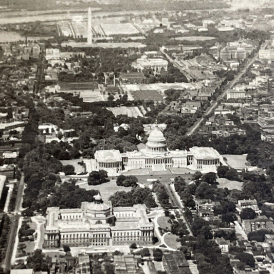 Antique 1920s The Capitol Building Washington DC Stereoview Photo Card P4276