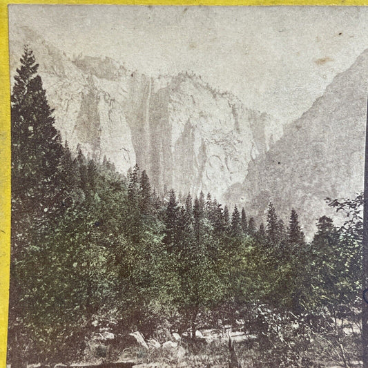 Antique 1870s Yosemite Valley California Stereoview Photo Card P3572