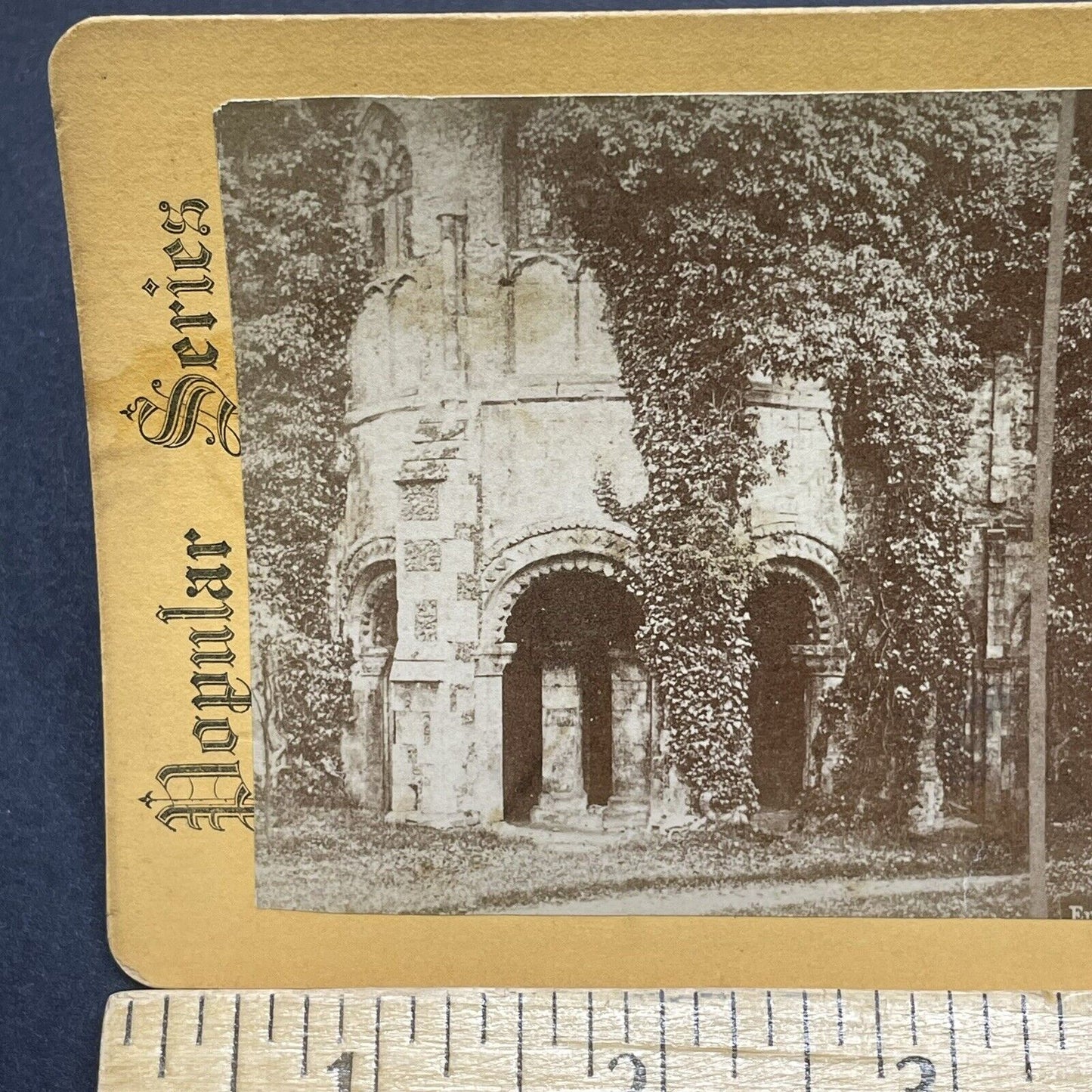 Antique 1890s Canterbury Cathedral England UK Stereoview Photo Card P1857