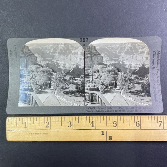 Pathway to the Grand Canyon in Arizona Stereoview Antique c1920s Y965