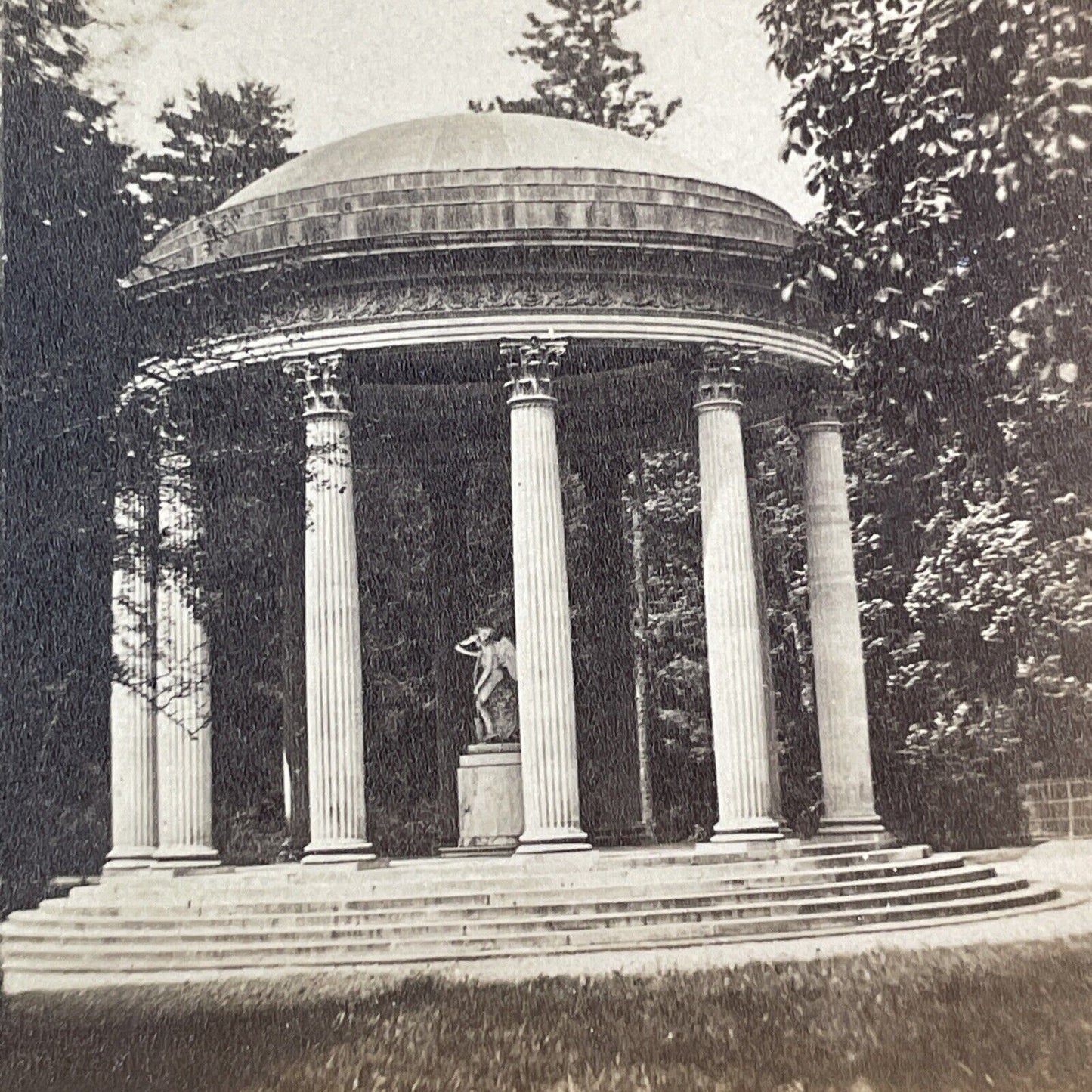 Grand Trianon Temple Versailles France Stereoview Photo Antique c1872 X1857