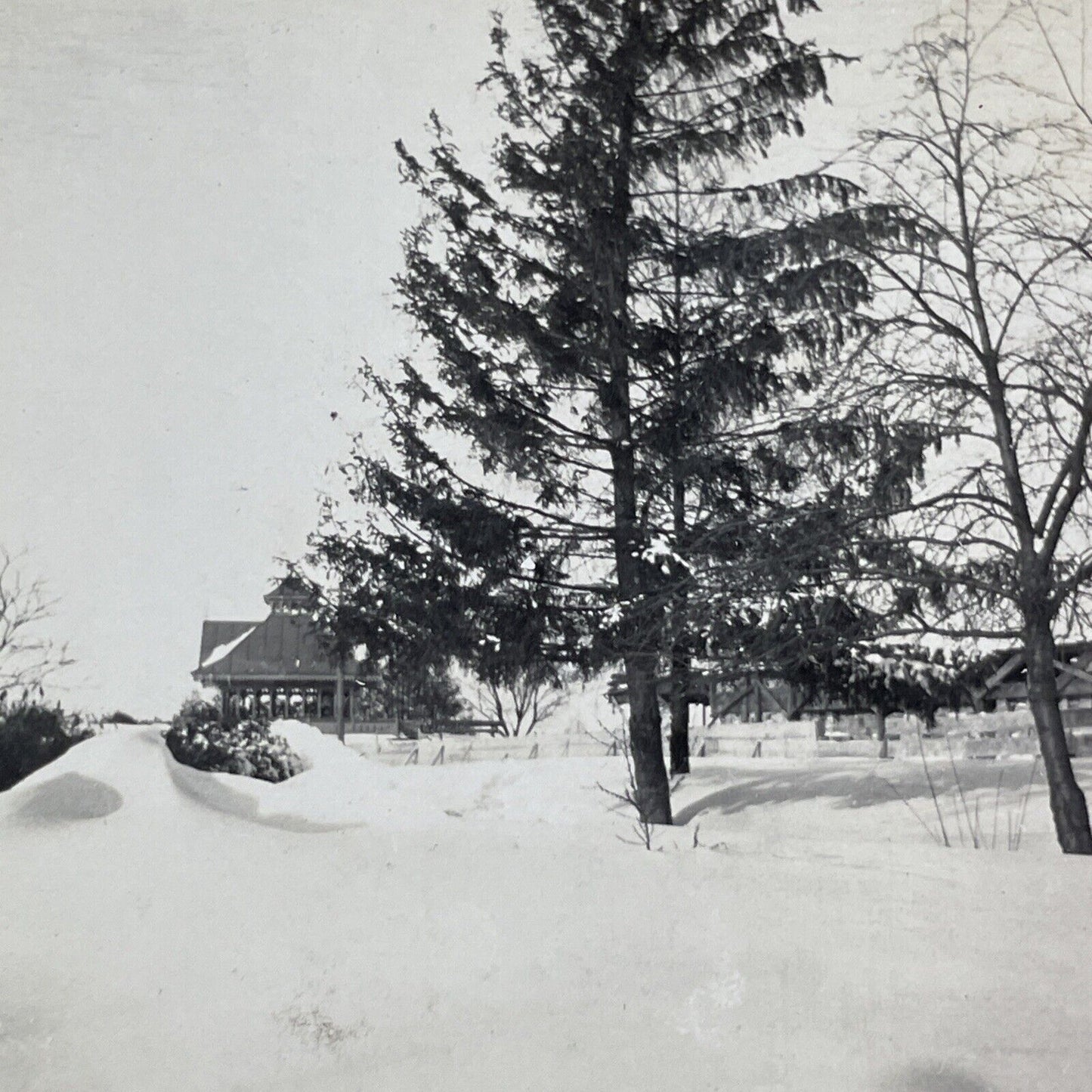 Parliament Hill Park in Ottawa Canada Stereoview OOAK Antique c1908 Y2714