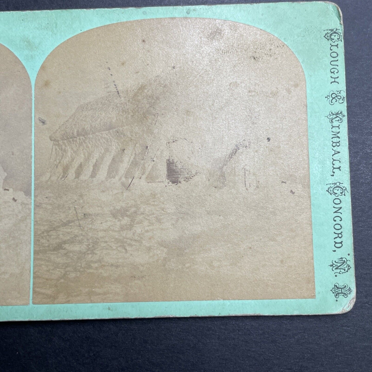 Antique 1871 Tip Top House Mt Washington Peak Summit Stereoview Photo Card P1205