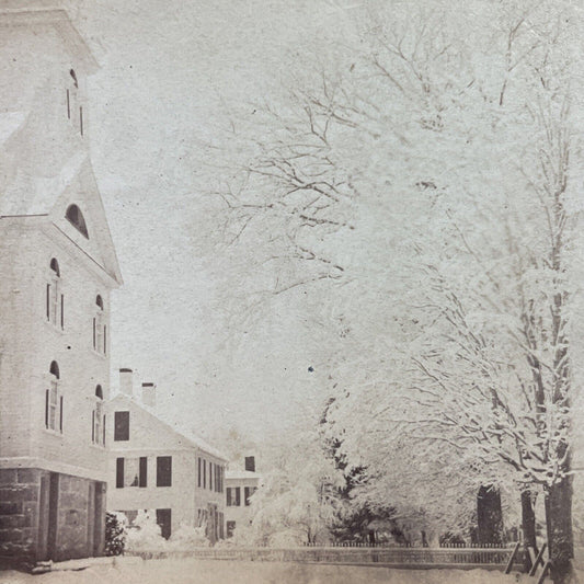 Antique 1900 Winchester New Hampshire Downtown Stereoview Photo Card P3330