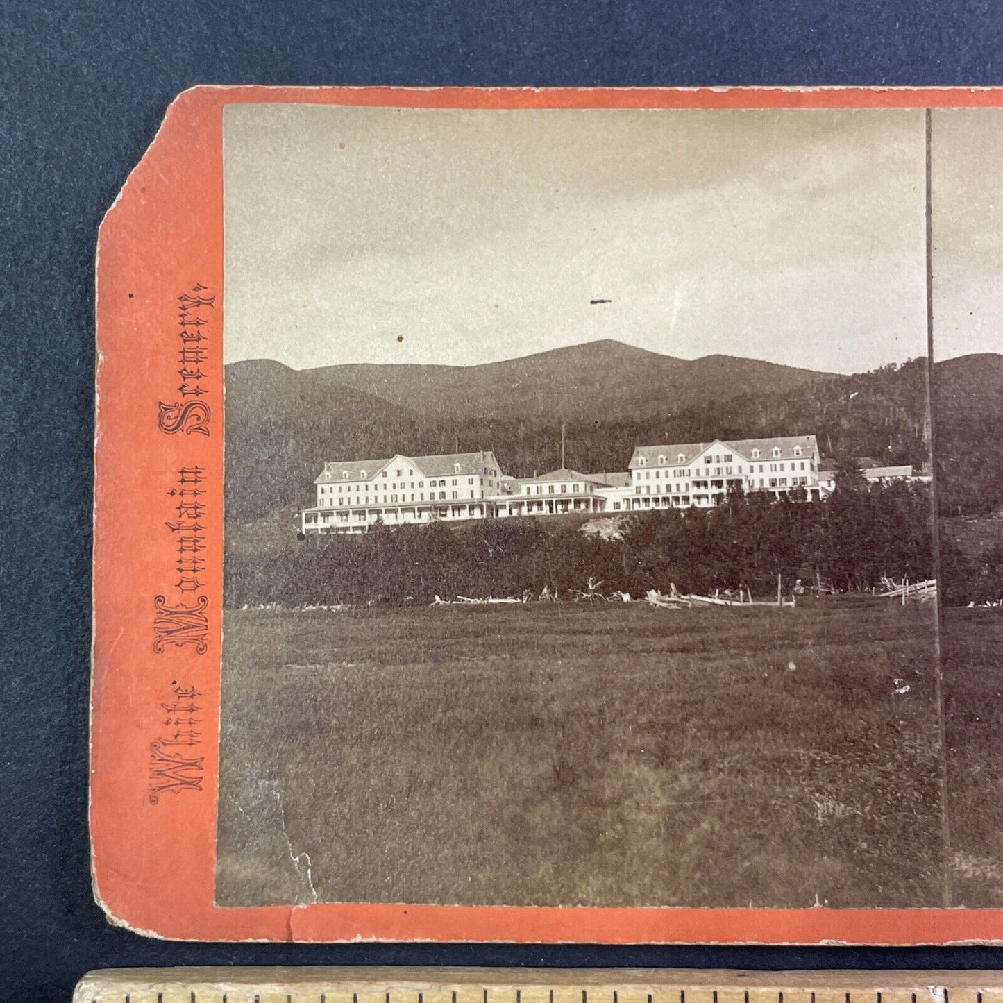 The Glen House Gorham New Hampshire Stereoview C.W. Woodward c1870s Y929