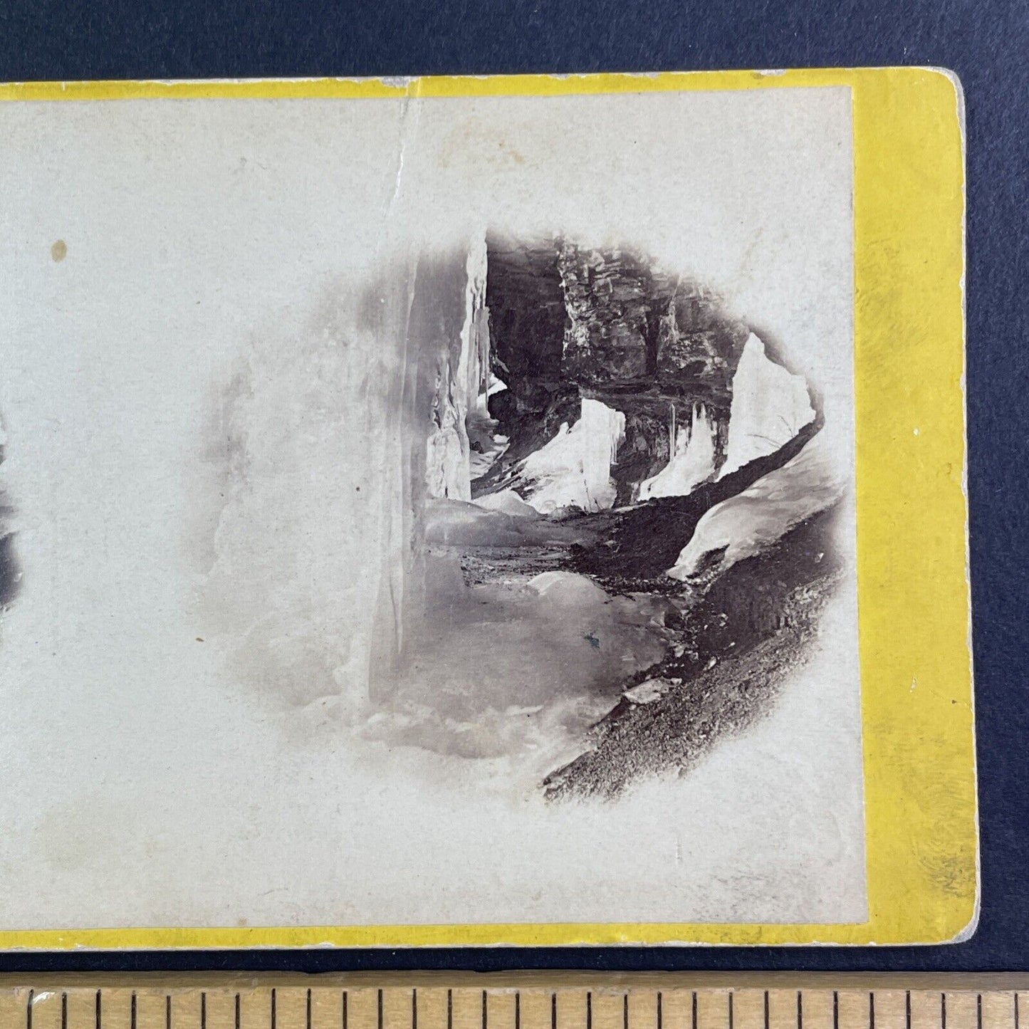 Catskill Mountains New York Winter Stereoview E & HT Anthony Antique c1866 Y1206