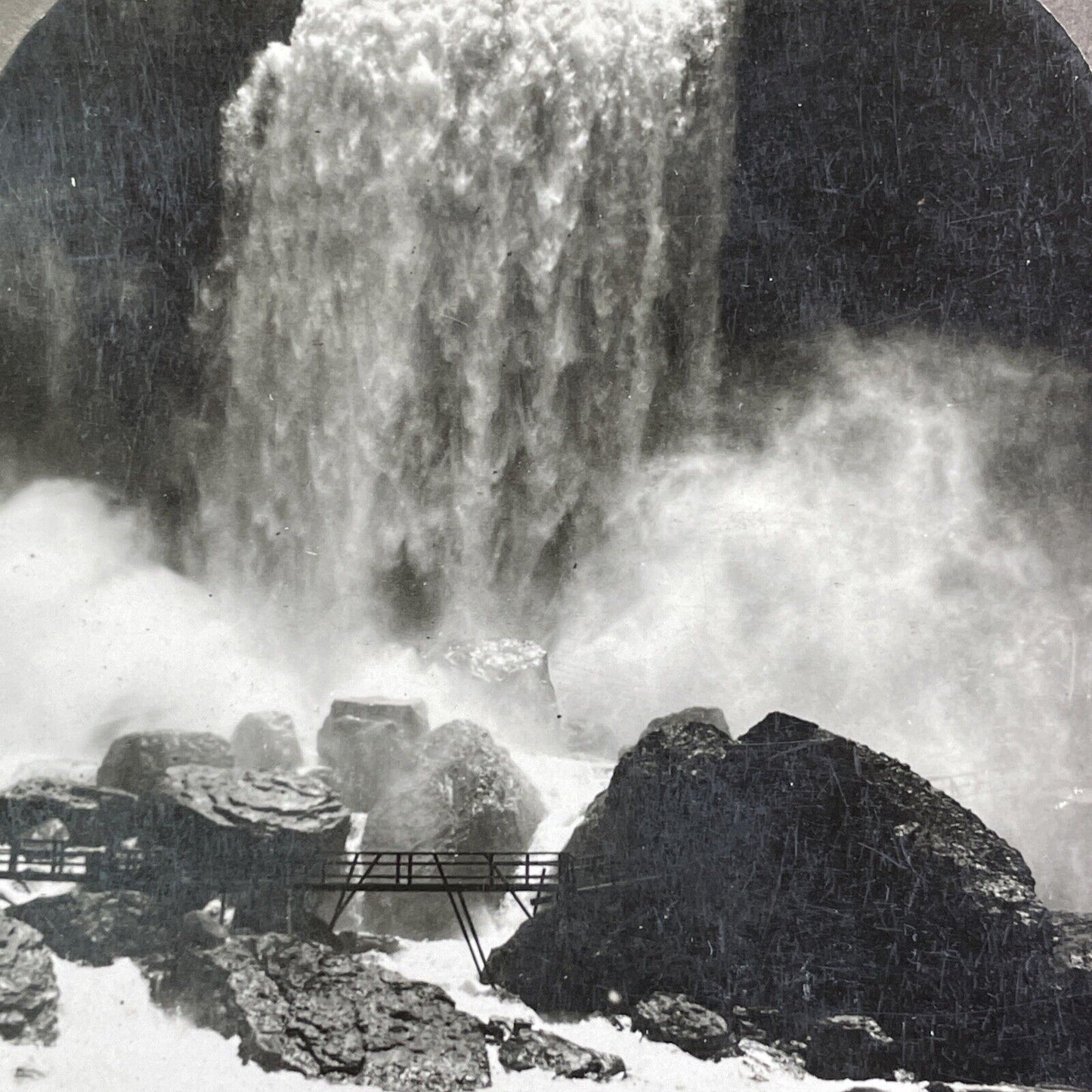 Rock of Ages Niagara Falls New York Stereoview C.L. Wasson c1905 Y3008