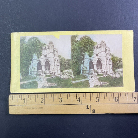 Tomb Of Sir Walter Scott Dryburgh Scotland Stereoview Antique c1870 X3559