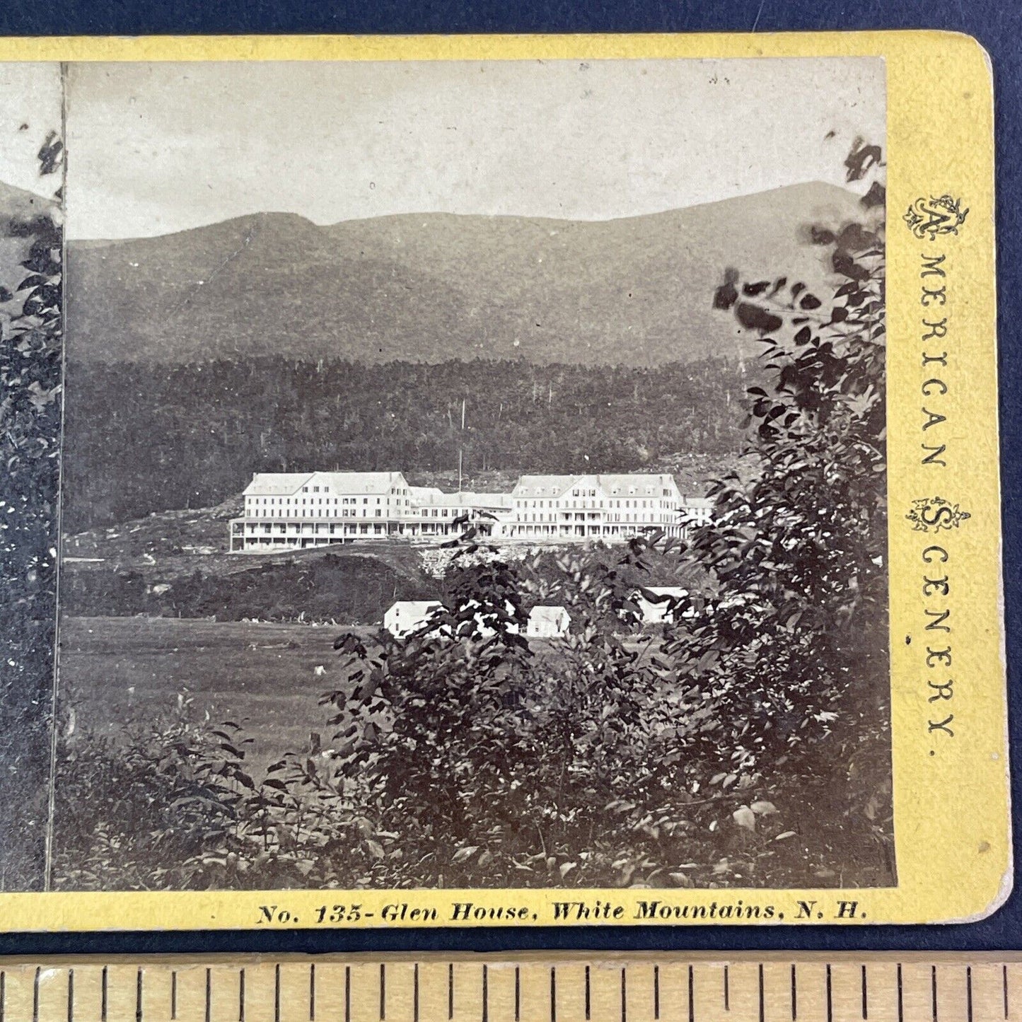 The Glen House Gorham New Hampshire Stereoview N.W. Pease c1870s Y932