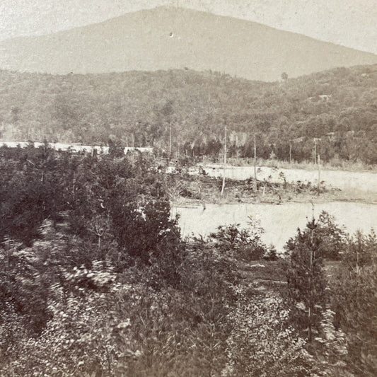 Antique 1860s Mount Kearsarge Wilmot NH Stereoview Photo Card V2132