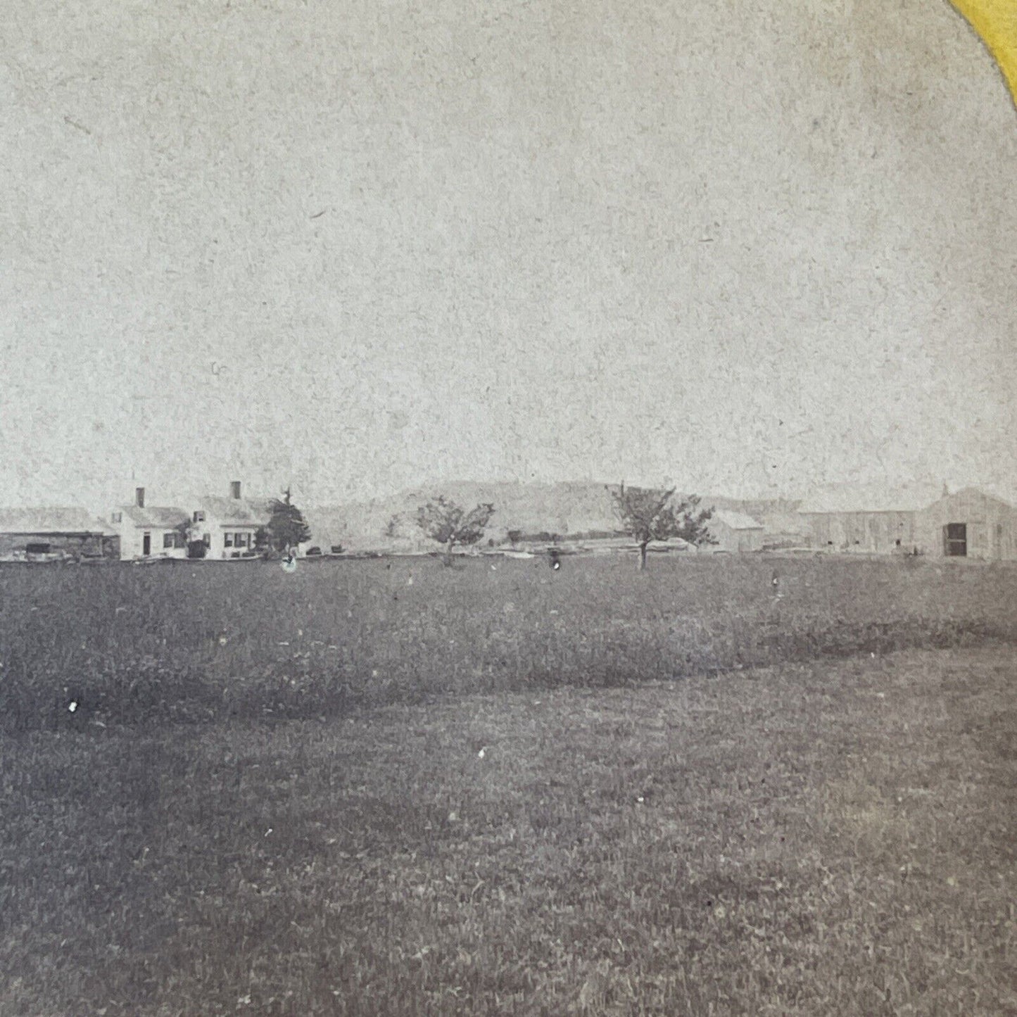 Homestead near the White Mountains NH Stereoview Antique c1870 X2567