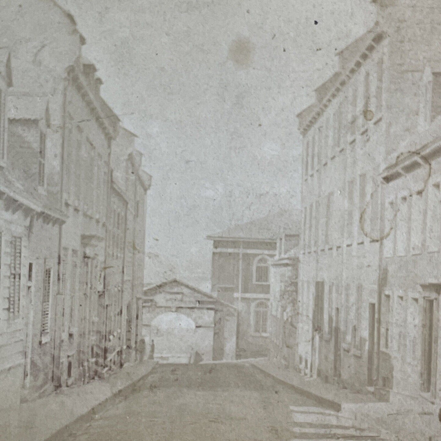 Hope Gate Quebec City Stereoview Before Demolition Antique c1865 X3240