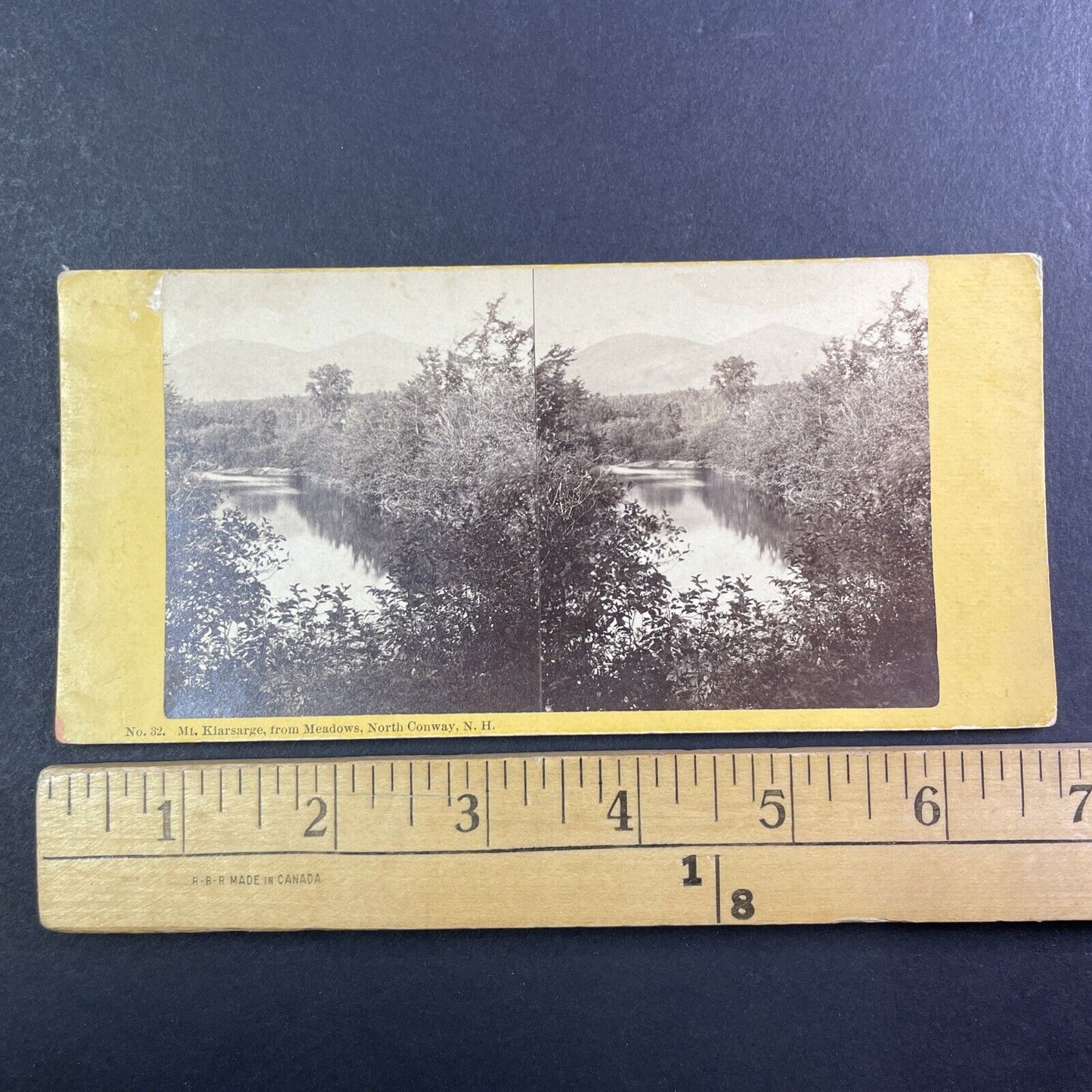 Mount Kearsarge North Conway New Hampshire Stereoview N.W. Pease c1870s Y919