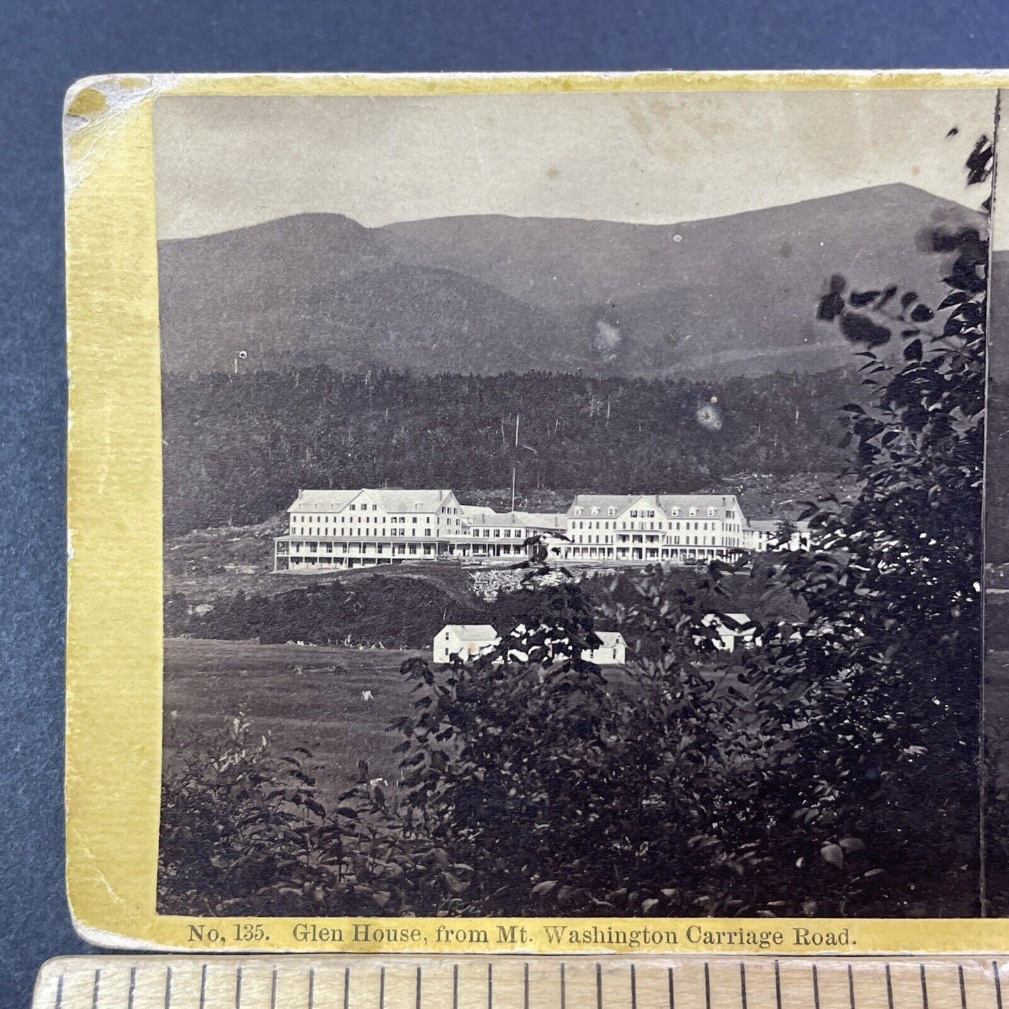 Antique 1870s The Glen House White Mountains NH Stereoview Photo Card V1780