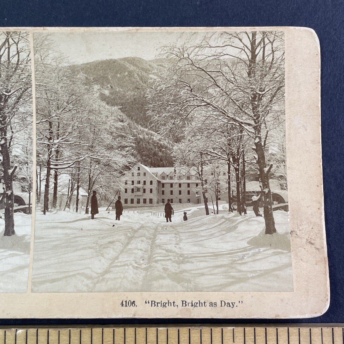 Profile House Franconia New Hampshire Stereoview Antique c1880s X4098