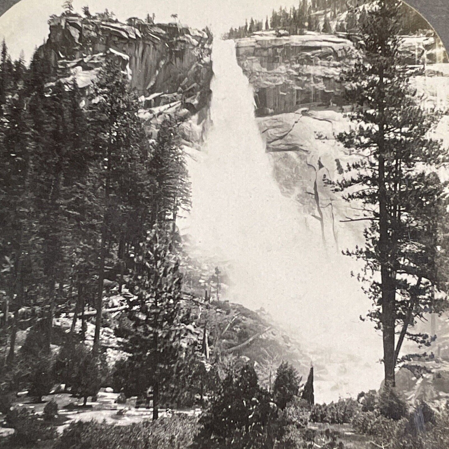 Nevada Falls Yosemite California Stereoview Antique c1906 Y1127