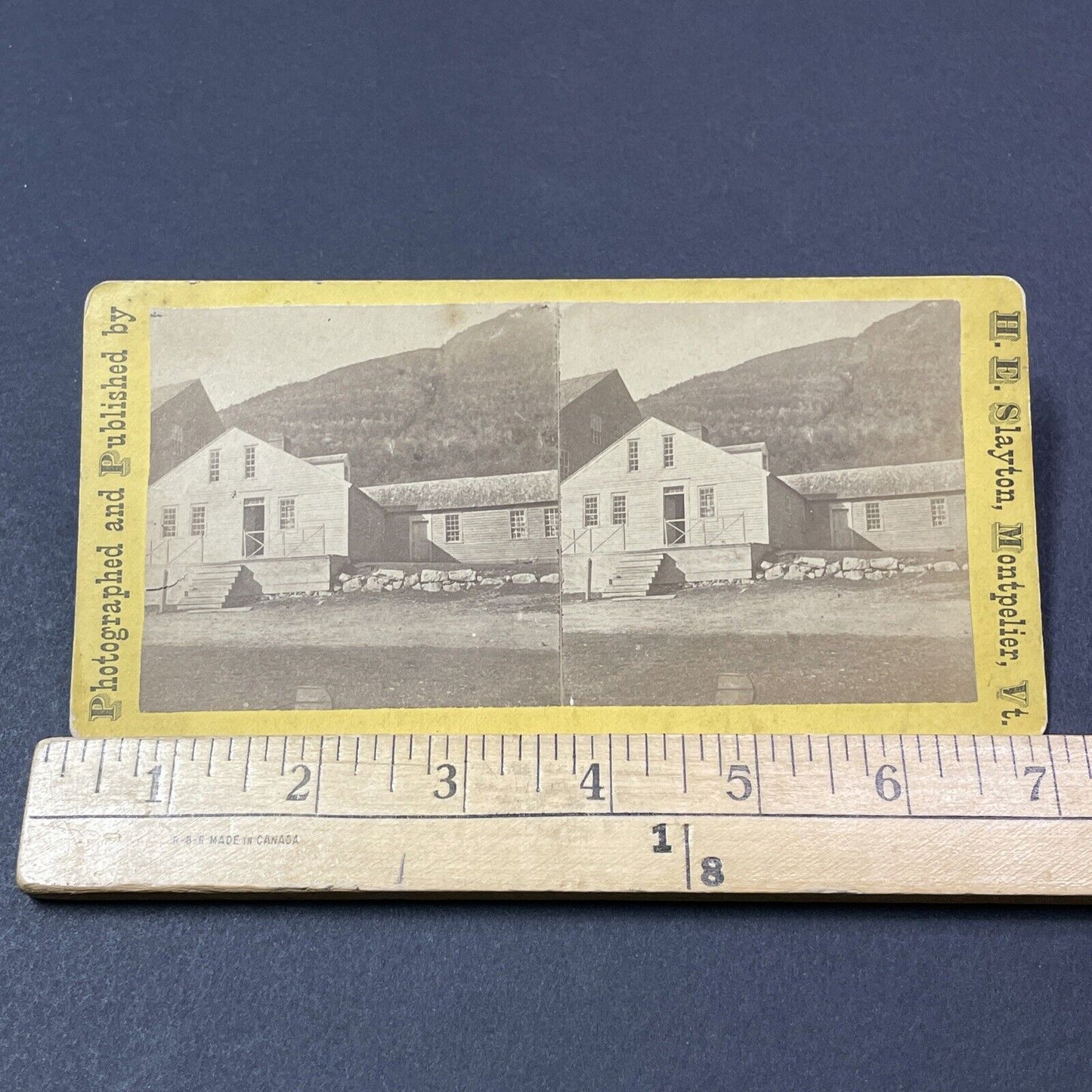 Antique 1870s The Willey House Crawford Notch NH Stereoview Photo Card V1882