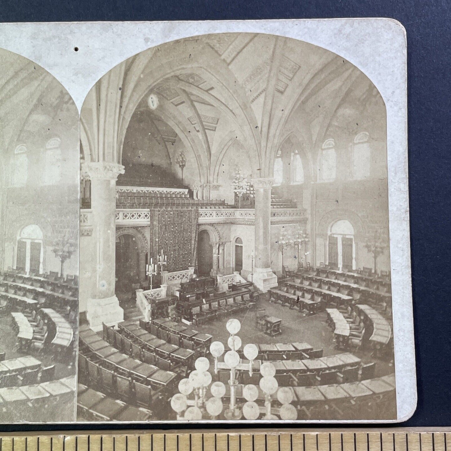 New York State Capitol Albany NY Stereoview William Notman Antique c1876 X4228