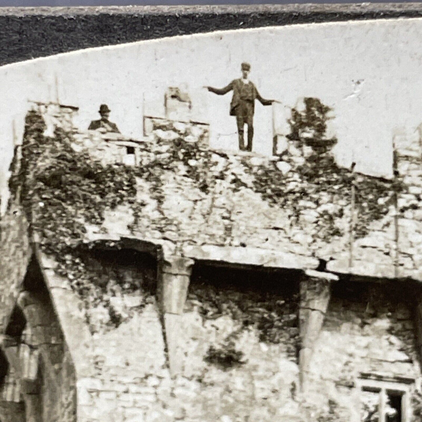 Antique 1910s Blarney Castle Dromderrig Ireland Stereoview Photo Card P2816