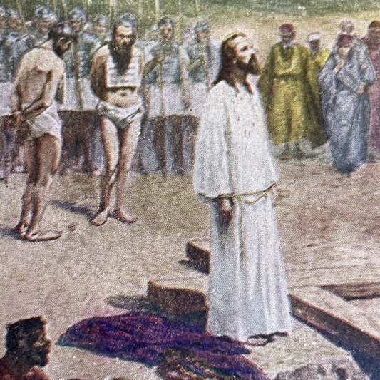 Antique 1902 Jesus Christ Being Condemned To Death Stereoview Photo Card P1073