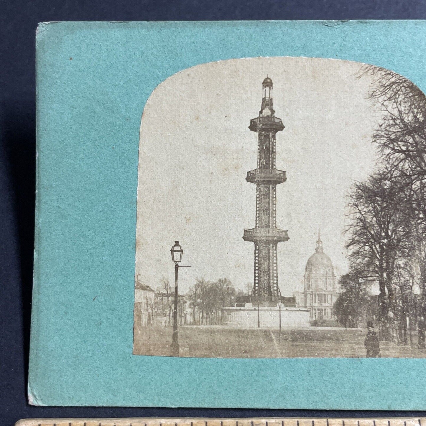 Antique 1870s Artesian Well In Grenelle Paris France Stereoview Photo Card P5133