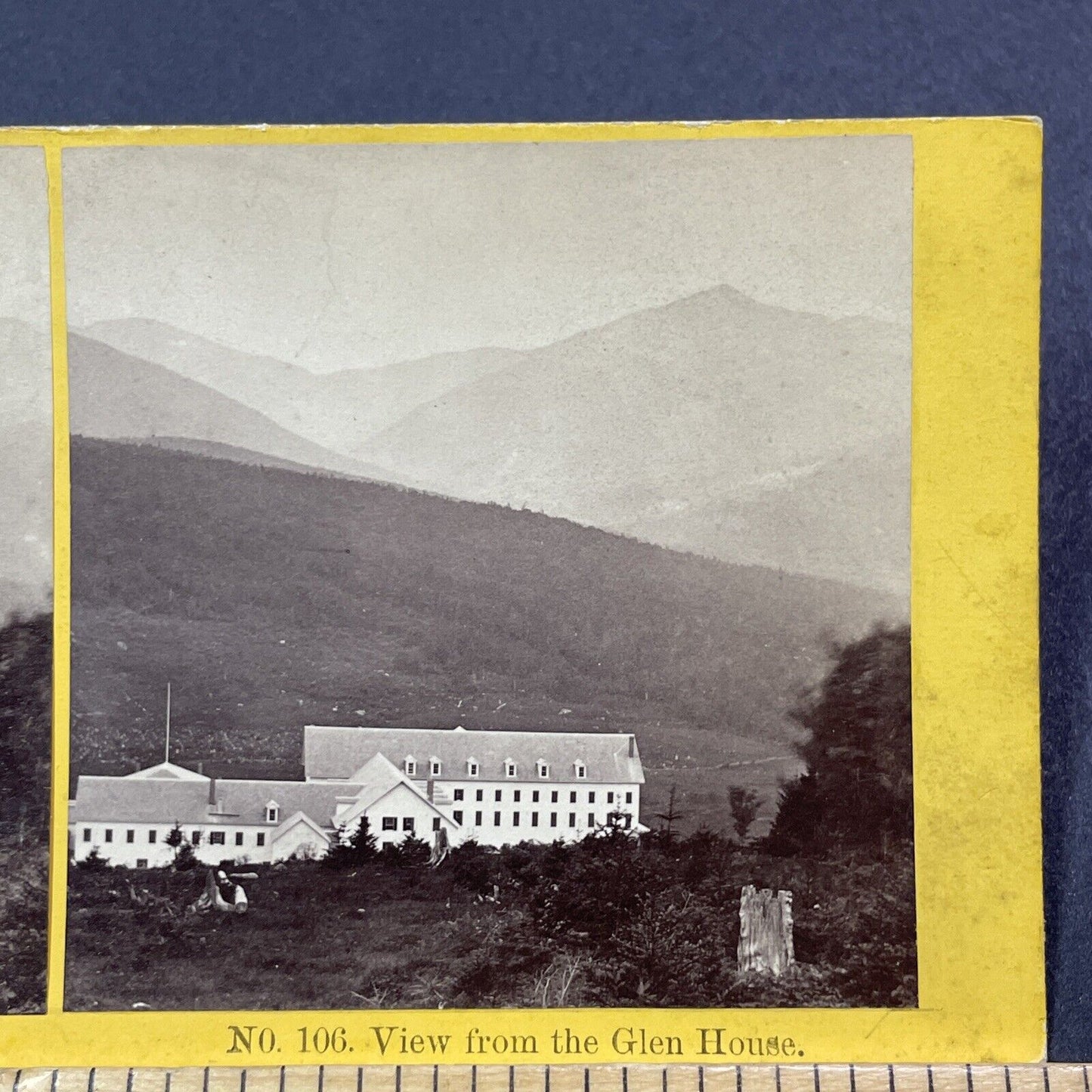 Antique 1870s The Glen House White Mountains NH Stereoview Photo Card V1993