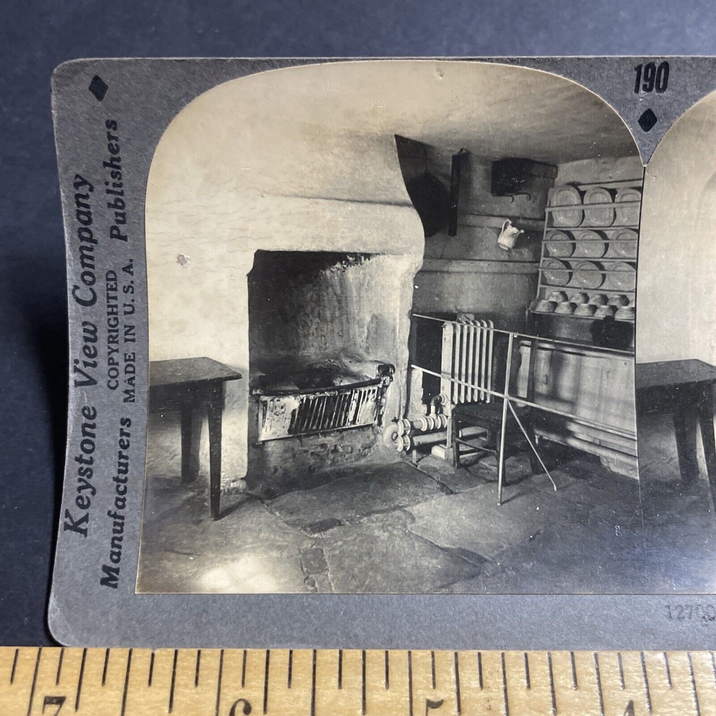 Antique 1920s Robbie Burns House Ayr Scotland Stereoview Photo Card P4977