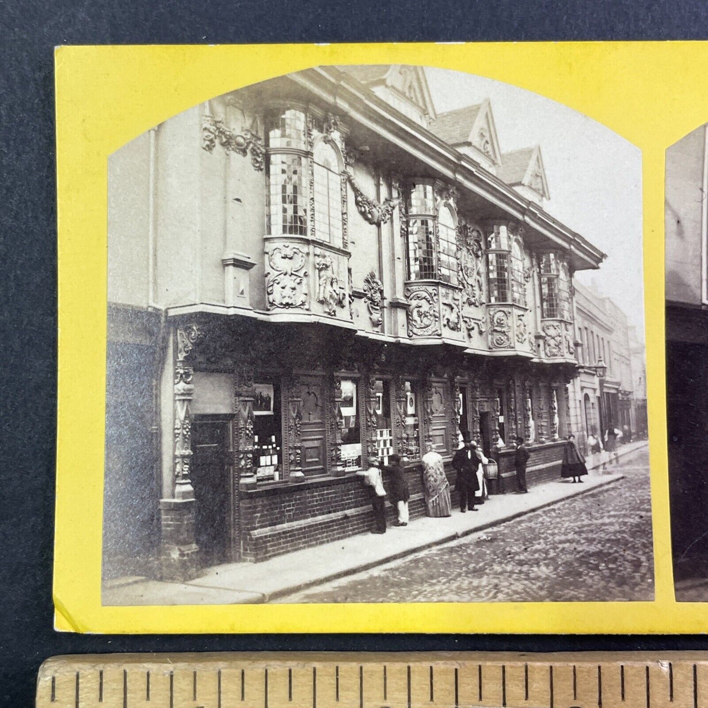 Sparrow's House Ipswich Suffolk England Stereoview Antique c1860 X3834