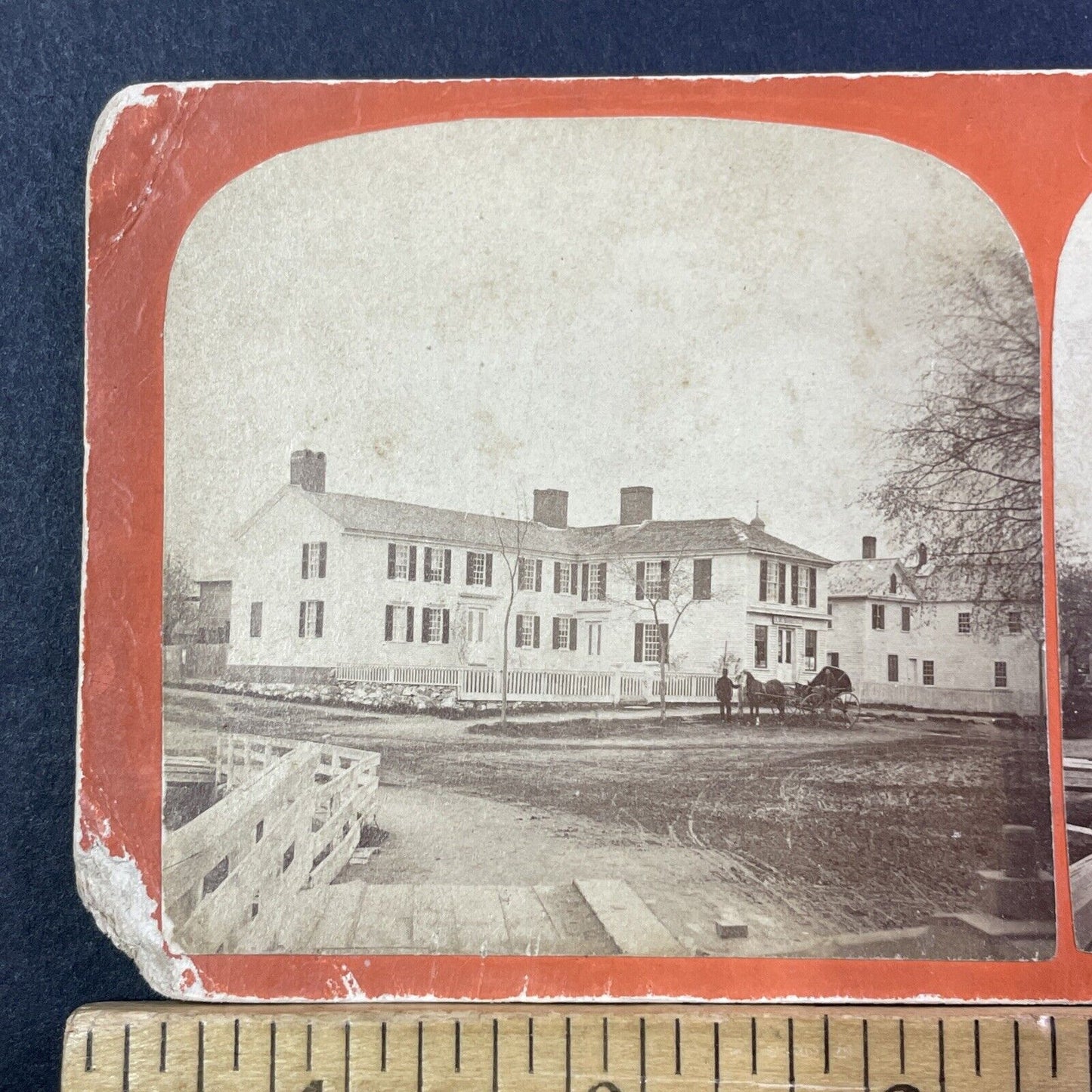 Gilman Garrison House Exeter NH Stereoview CW Darling Photo Antique c1868 X845