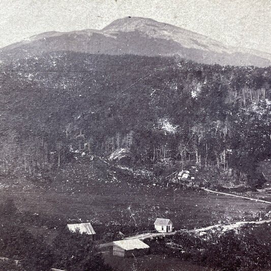 Antique 1869 Mount Washington SIGNED WILLIAM SAUNDERS Stereoview Photo Card 2025