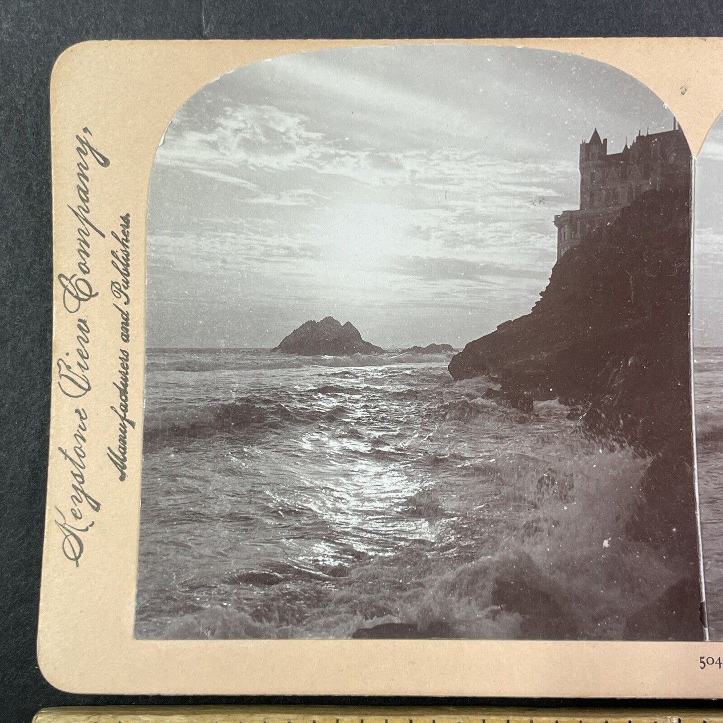 The Cliff House San Francisco California Stereoview Antique c1897 Y526