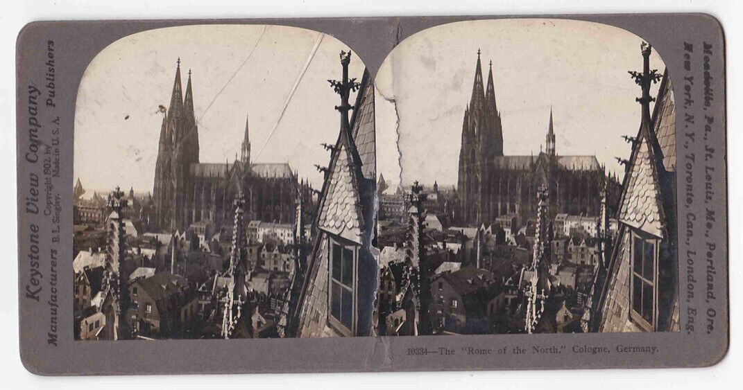 Antique 1902 Cologne Cathedral Kolner Dom Rome Of The North Photo Card P062